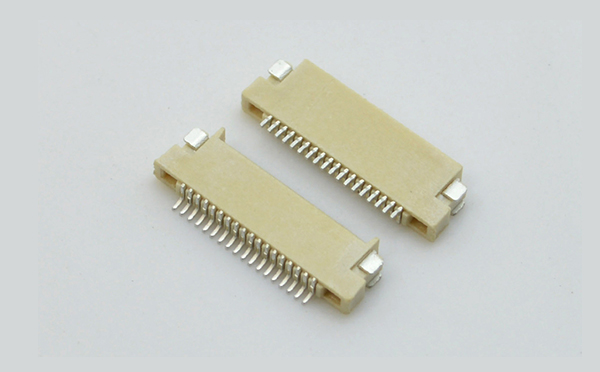 FFC/FPC连接器 软排线插座0.5mm-10Pin 1.5H无锁式贴贴插座,宏利