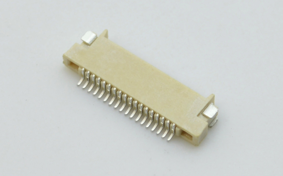 FPC连接器 接插件软排线贴片插座0.5mm 4P-13P H1.5 卧式双面接触,宏利