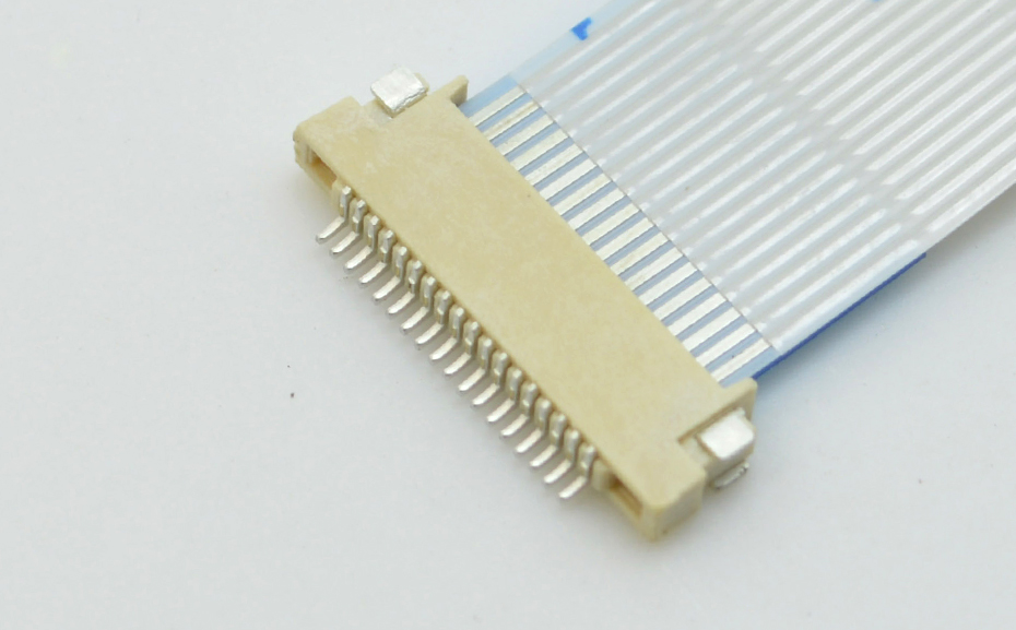 电子连接器SMT卧式贴片插座0.5mm间距14P H1.5mm厚双面接触,宏利