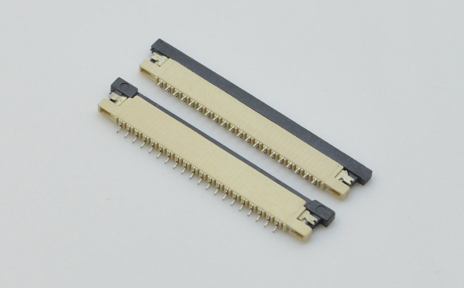 宏利国产键盘1.0间距H1.2mm高抽屉式上接FPC连接器供货商