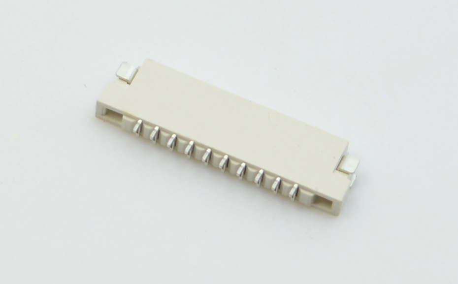 厂家货源 FPC/FFC连接器 1.0MM间距 H2.0 16P-34P 双面接卧片插座,宏利