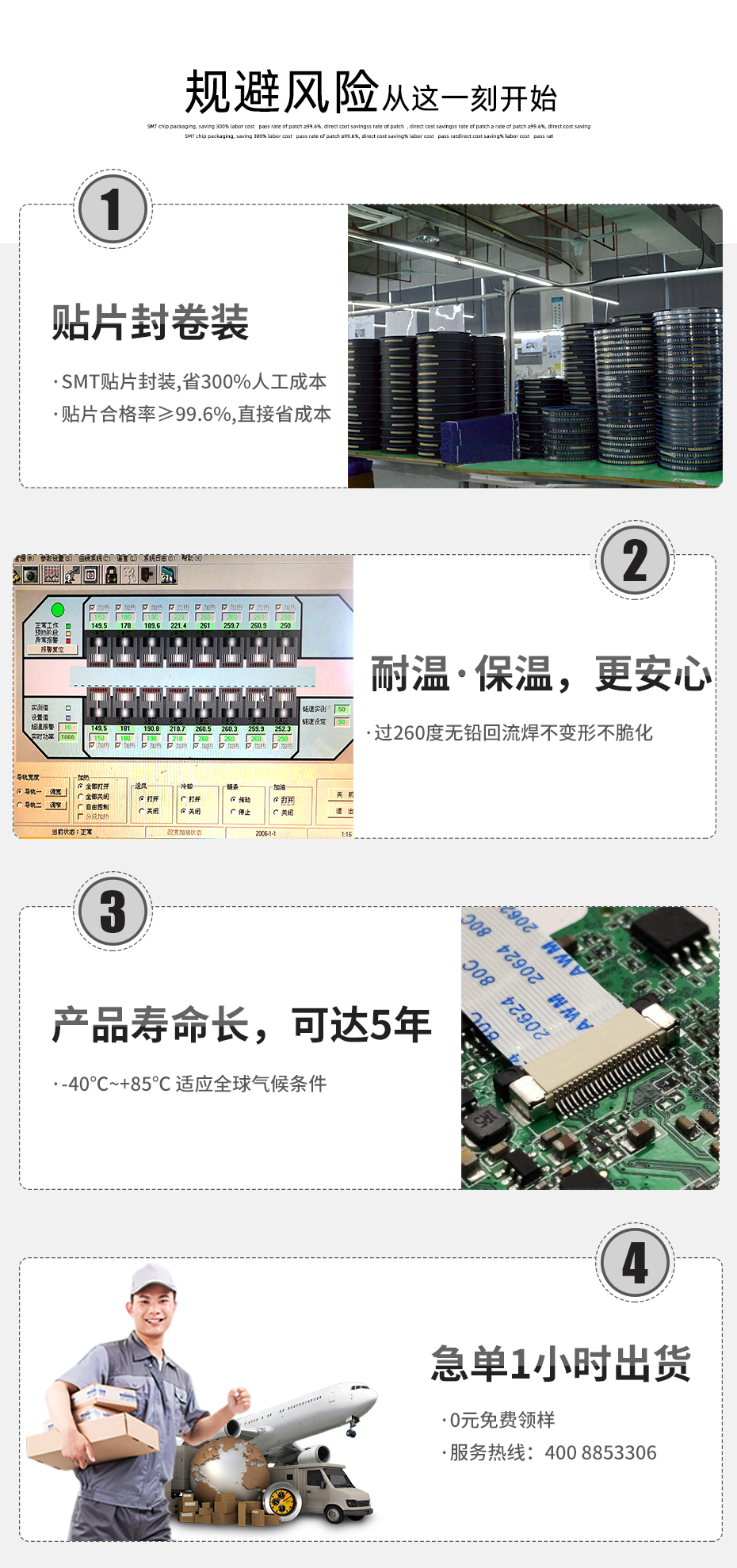 FPC插座，FFC软排线连接器,FFC接插件1.0间距18P下接抽屉式，宏利