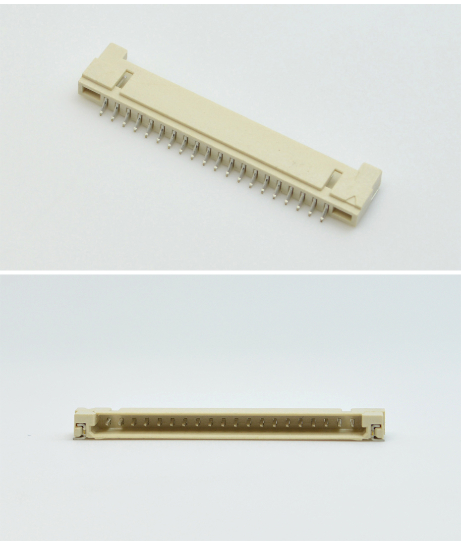 df14-20pin 插座卧针PCB卧式贴片连接器 耐高温高压接插件,宏利