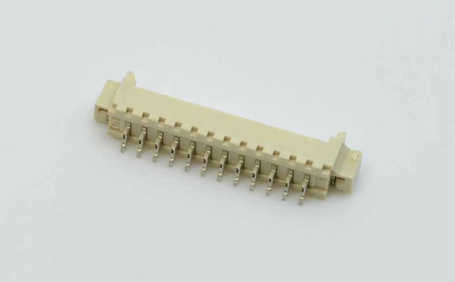 1.25MM间距连接器12P卧式贴片插座可替代MOLEX 53261-1271接插件,宏利