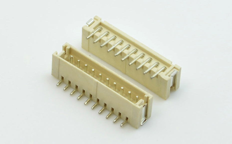 接插件插座线座端子线 ZH1.5mm间距2-12p立式贴片针座连接器,宏利