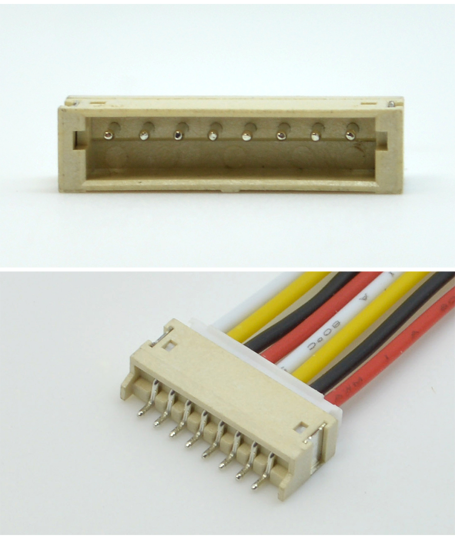 ZH1.5mm间距9P贴片插座 卧贴SMT型连接器接插件环保耐高温插座,宏利