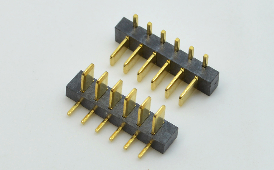 宏利乐清条形大电流电池连接器 2.5mm间距电流公座小胶芯公母座对插连接器