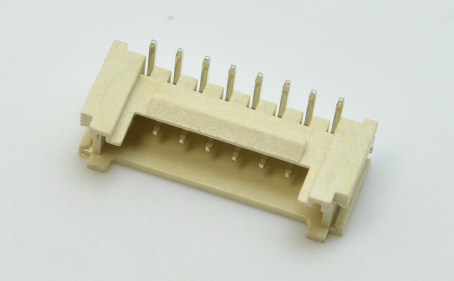 电子现货连接器间距2.0PHB双排立贴带扣7P接插件条形连接器,宏利
