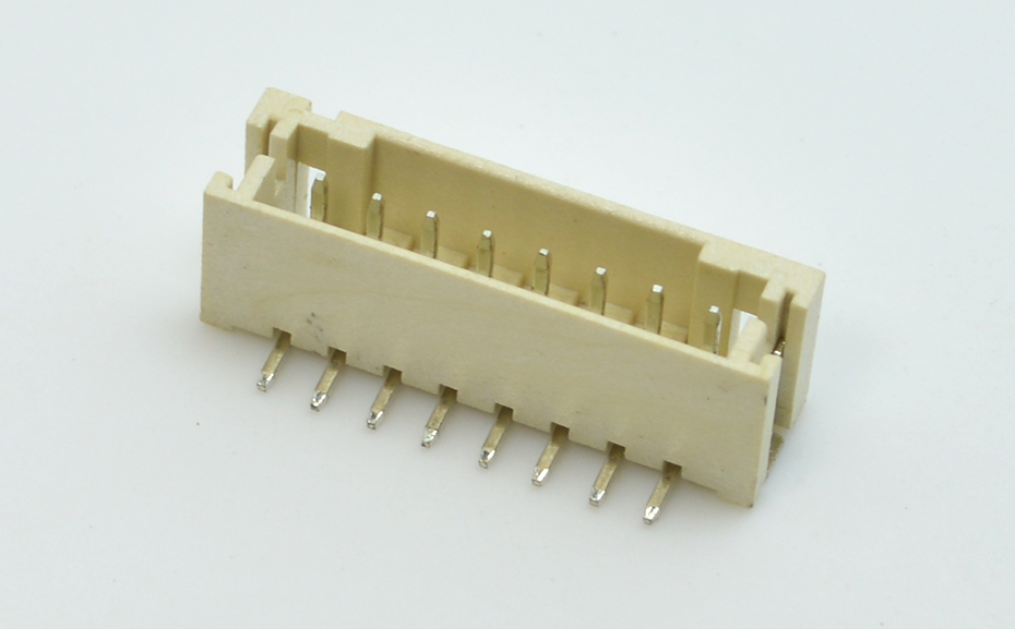 PH2.0mm脚距 立式带卡扣 SMT贴片连接器 4P接插件4芯CONN,宏利