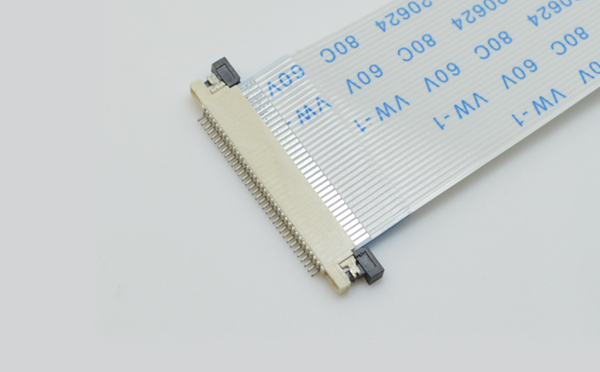 ffc/fpc连接器0.5mm间距抽屉式上接H1.2接插件