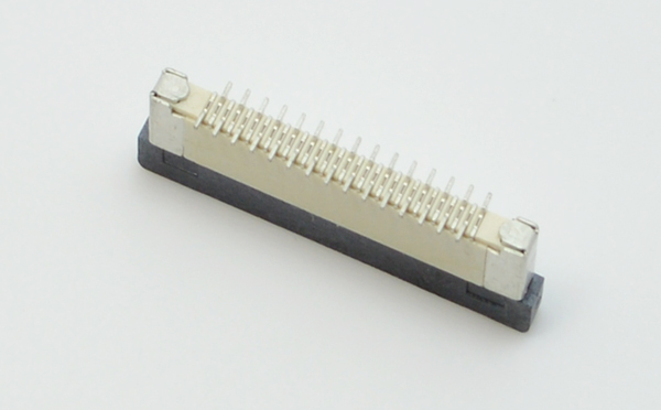 fpc/ffc0.5mm间距立贴带锁反脚接插件贴片连接器