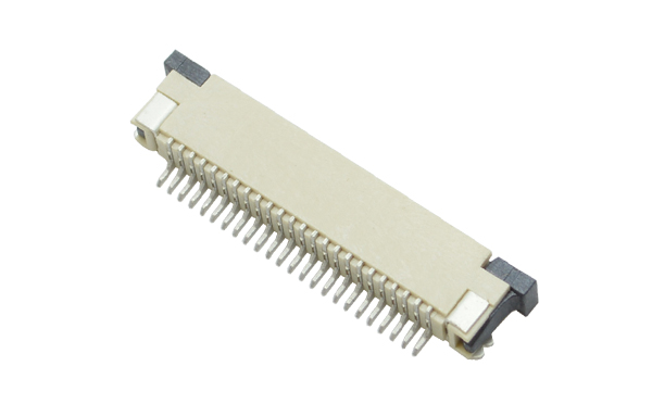 FFCFPC连接器间距0.8mm扁平软排线插座抽屉式上接