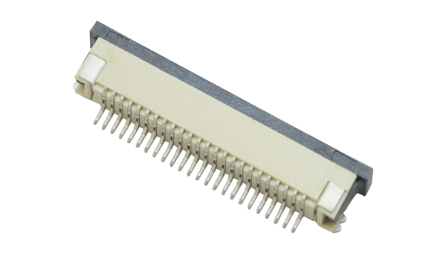 FPC/FFC间距0.8mm抽屉下接软排线插座贴片连接器