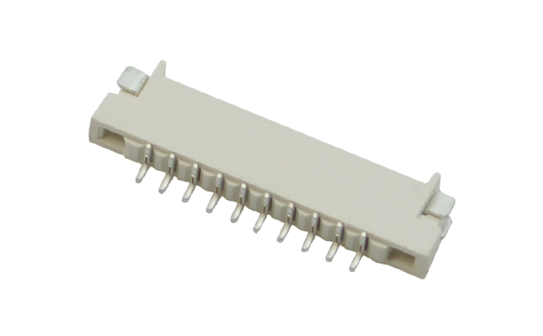FPC/FFC扁平电缆接插件 软排线连接器1.0MM 4-8P H1.5mm厚 双面接,宏利