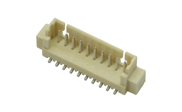 1.25-9P卧式贴片针座 1.25MM间距 线对板立贴条形插座连接器SMT,宏利