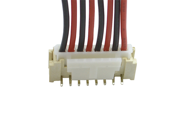 HY2.0MM立式贴片插座带扣带锁耐回流焊260高温连接器