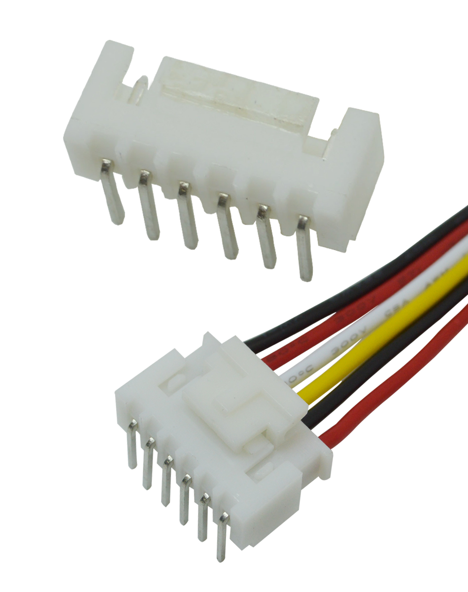 XHB2.54MM-8AW间距 连接器 白色接插件 弯针带扣插头插座,宏利