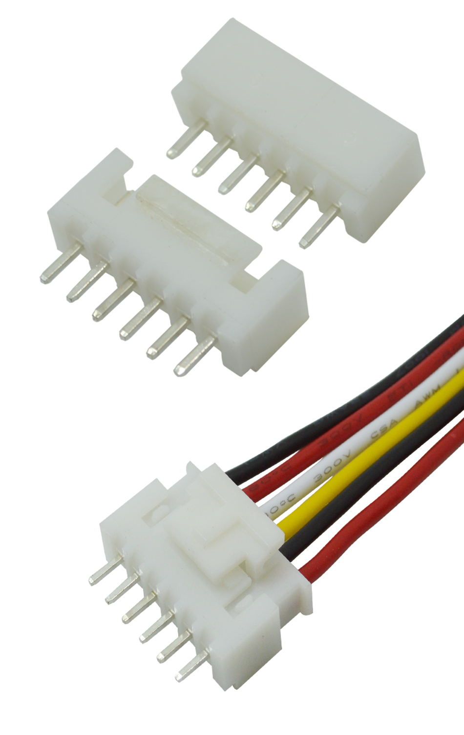 公母对接插接XHB2.5mm间距连接器接插件8P直插针座带扣条型连接器,宏利