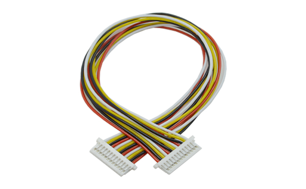 厂家加工LED电源线间距1.0MM-12P长15CM双头反向端子线快速接线,宏利