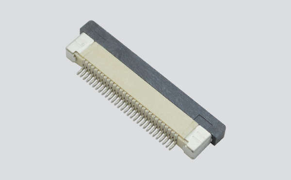 FPC/FFC连接器 0.5mm间距H2.0抽屉式下接软排线连接器 4-28P,宏利