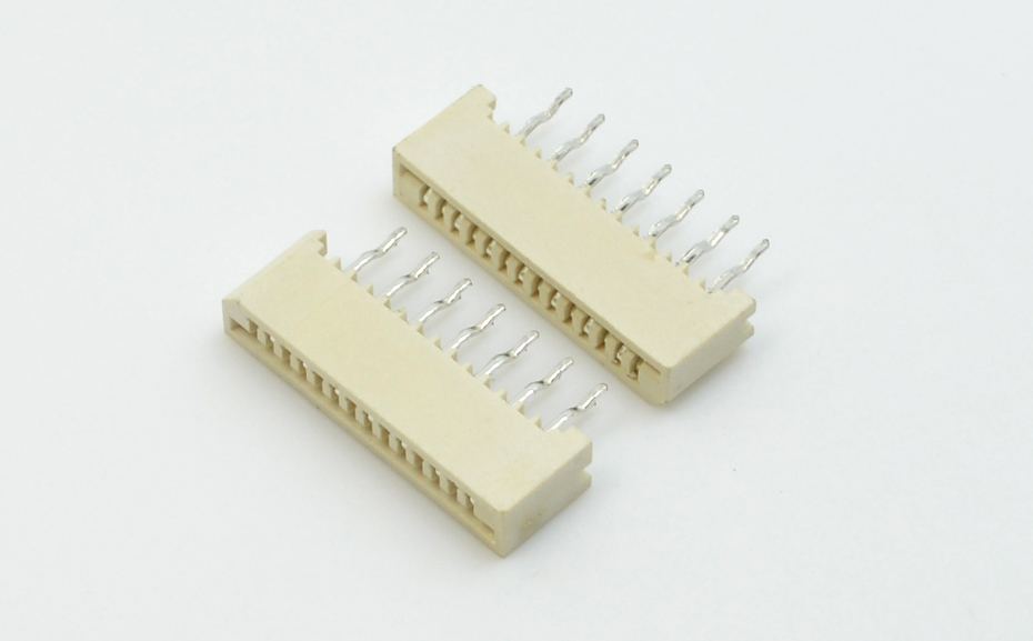 昆山宏利 1.0mm单面接触厂商出售 直插式ffc扁平排线连接器