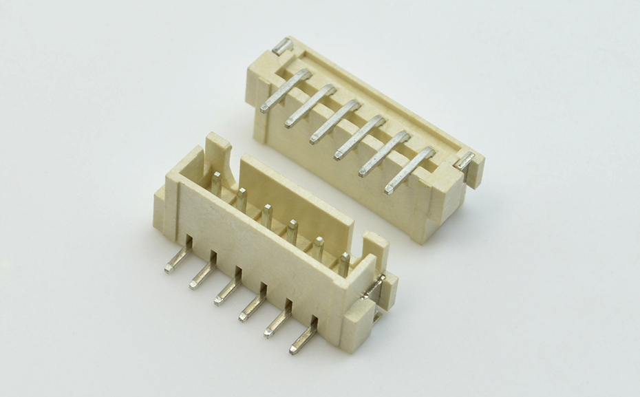 XH2.5mm 连接器 2P 立式贴片插座 接线端子 SMT耐高温接插件,宏利